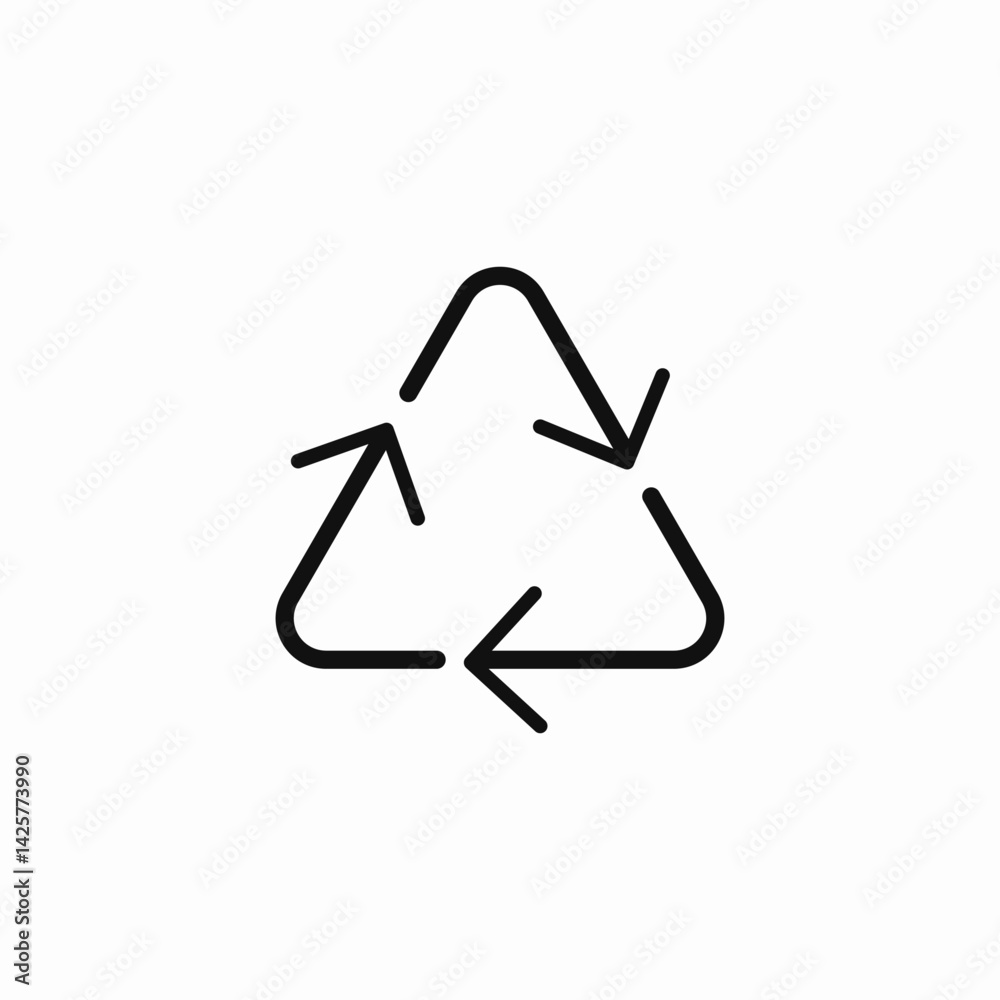 recycle symbol icon sign vector recycle symbol icon sign vector