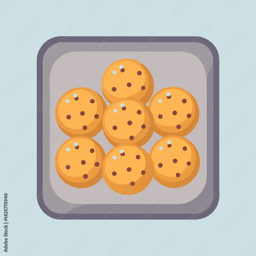 Fototapeta premium cookies on a plate