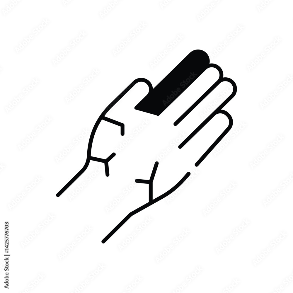 Dry skin Vector icon Dry skin Vector icon