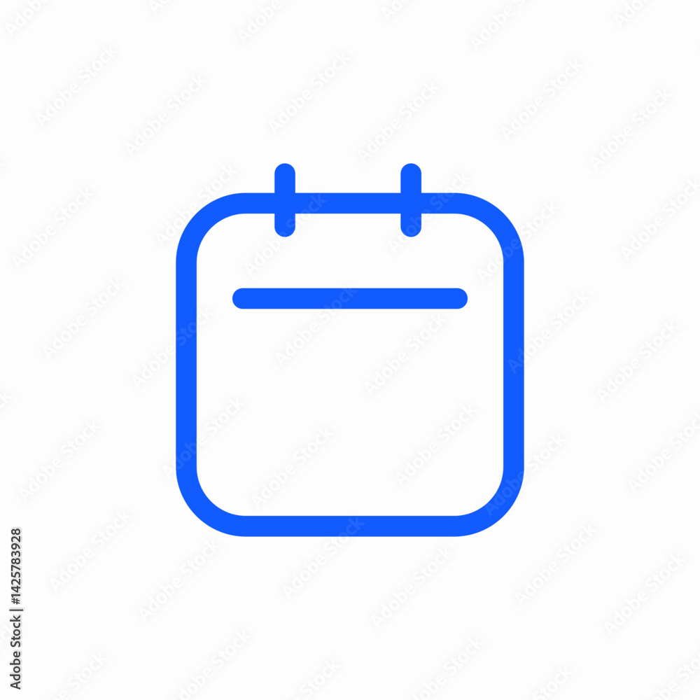 calendar icon icon sign vector