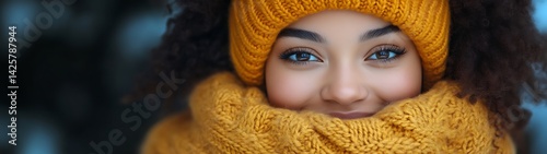 Woman in Winter Outfit Outdoors