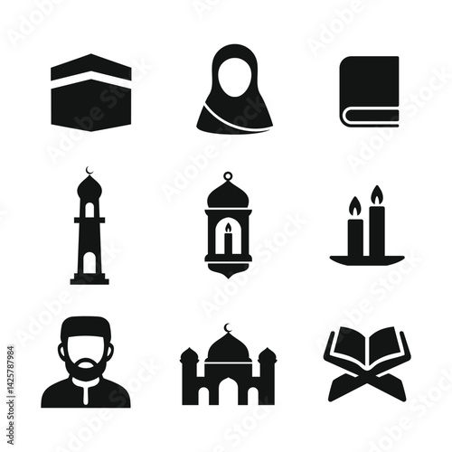 Collection of Islamic elements