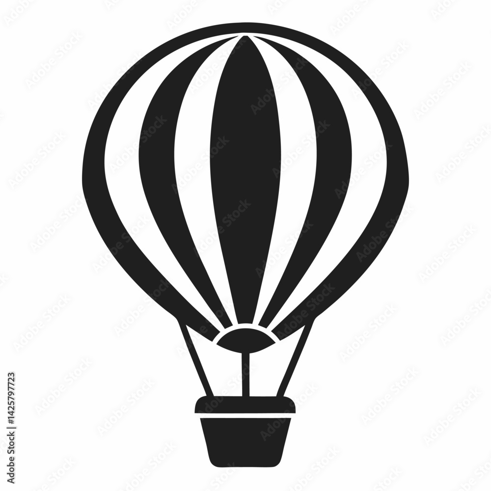 Obraz premium hot air balloon vector illustration