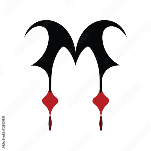 Vampire Fang Dangle Halloween Ornament
