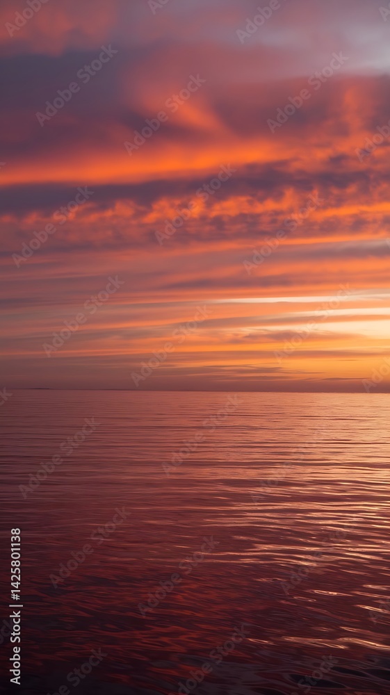 Fototapeta premium sunset in the sea