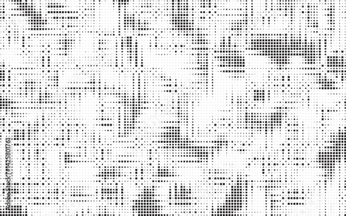 Grunge halftone black dot texture background. Halftone effect vector background. Vector illustrator.