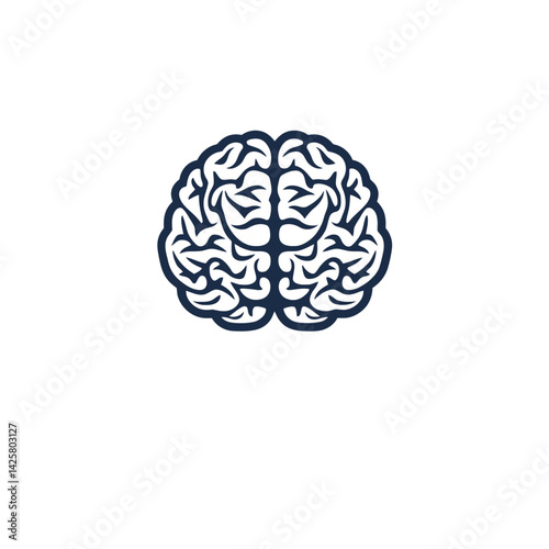 human brain vector illustration