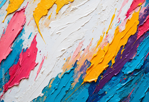 abstract textured painting ...