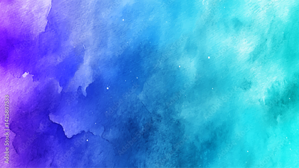 Purple and blue watercolor painting creating abstract background, Pastel blue purple lilac lavender green turquoise ague teal, yellow, abs background. Digital Illustration with stroke Purple and blue watercolor painting creating abstract background, Pastel blue purple lilac lavender green turquoise ague teal, yellow, abs background. Digital Illustration with stroke
