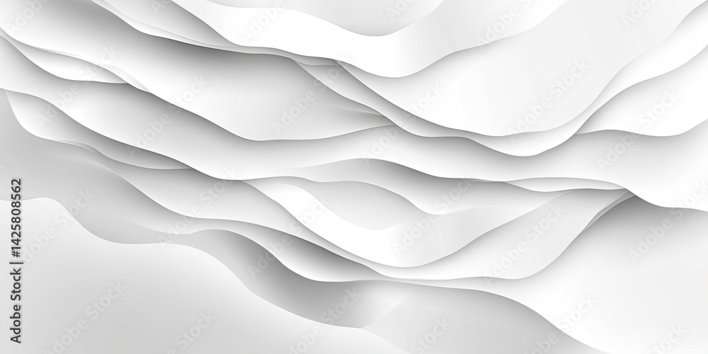 Abstract White and Grey Wave Background Texture Abstract White and Grey Wave Background Texture