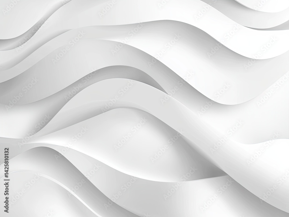 Abstract White Wave Background Abstract White Wave Background