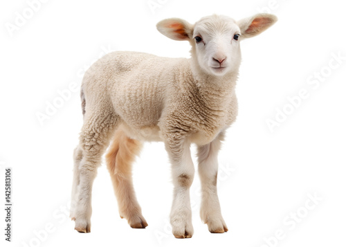 sheep isolated on white