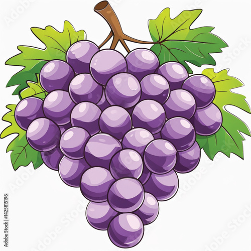 grapes vector illustration