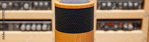 Wooden Speaker Studio Setup