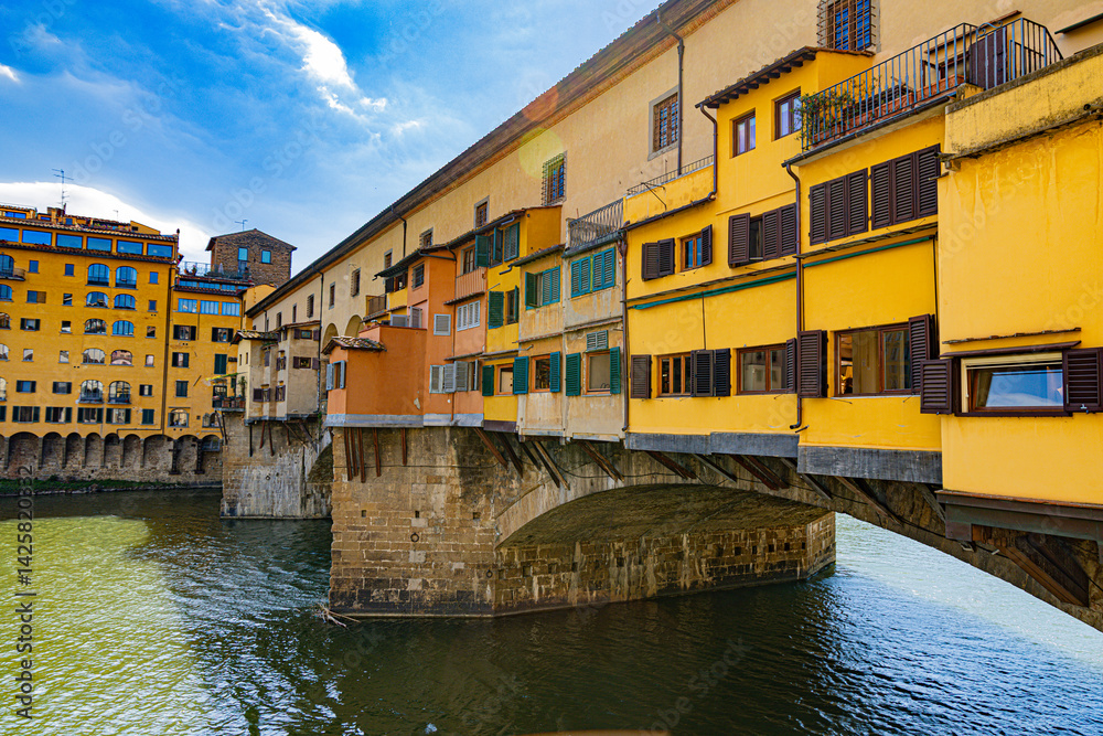 Florence in toscana on Arno River in italy Florence in toscana on Arno River in italy