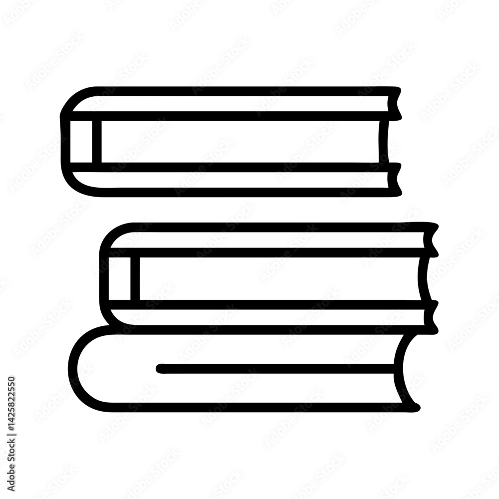 Stack of books icon vector illustration education book study knowledge learning library textbook read 90 Stack of books icon vector illustration education book study knowledge learning library textbook read 90