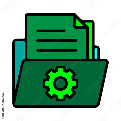 green file manager icon