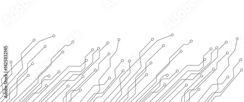 a circuit board background to guide your designs. 