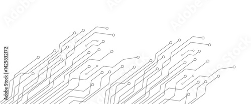 a circuit board background to guide your designs. 