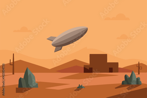 ufo over the city