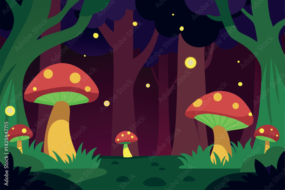 mushroom in the forest mushroom in the forest