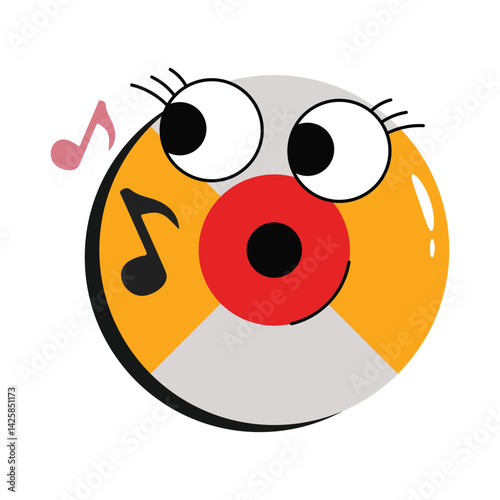 Music dvd vector Sticker. Eps 10 file