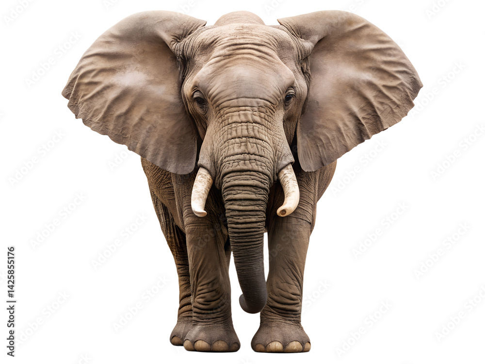 Fototapeta premium elephant isolated on white