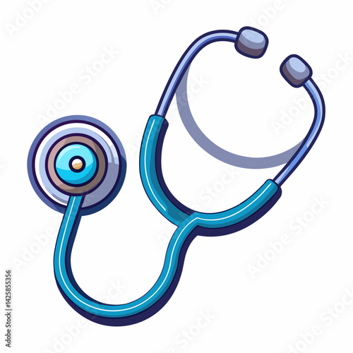 stethoscope isolated on white background