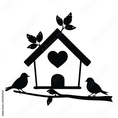 birdhouse on the tree