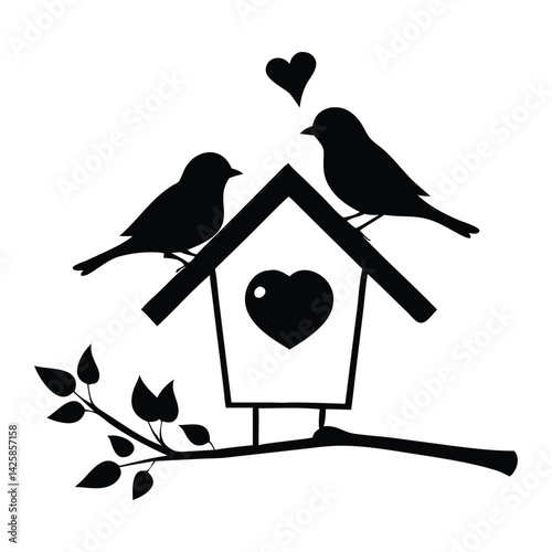 birdhouse on the tree