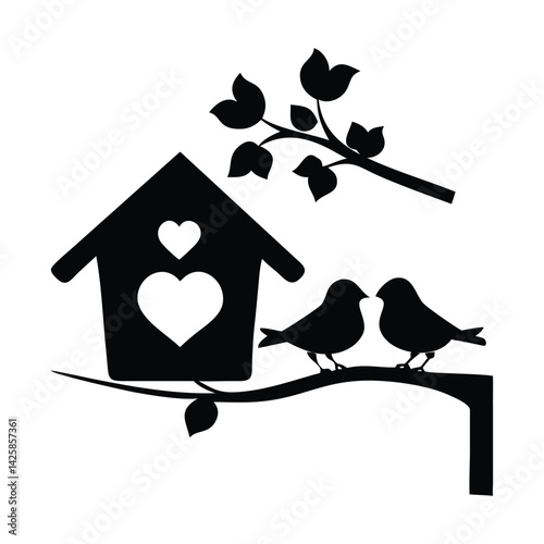birdhouse on the tree