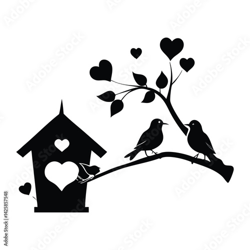 birdhouse on the tree