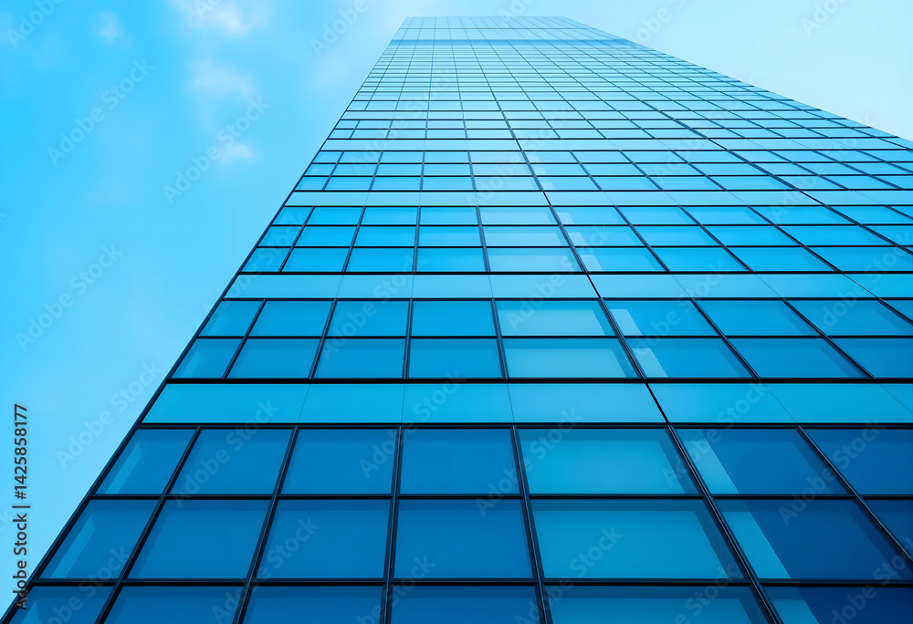 modern office building with blue sky modern office building with blue sky