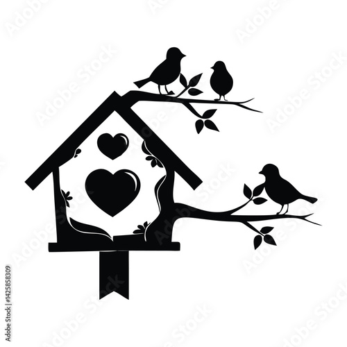 birdhouse on the tree