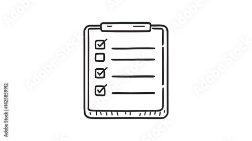 Travel Destinations Checklist line art illustration for wanderlust lovers