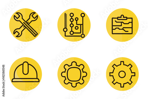engineering icon set.eps