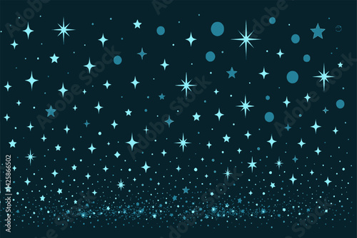 Blue monday banner. Glitter vintage lights banner background. gold and blue. de-focused. Dark Blue Glitter Background for Christmas, New Year or Special Occasion.