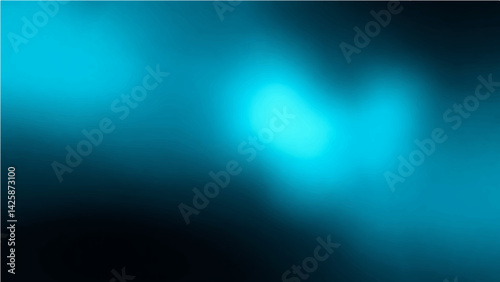 Wallpaper Mural White teal blue black blurred abstract gradient on dark grainy background glowing light header poster banner backdrop Torontodigital.ca