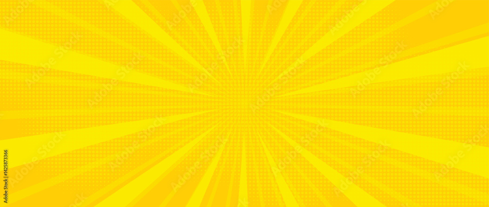 Yellow background of the Book in comic style pop art superhero. Pop art yellow comics book cartoon for comic superhero text, speech bubble, message. Yellow background of the Book in comic style pop art superhero. Pop art yellow comics book cartoon for comic superhero text, speech bubble, message.