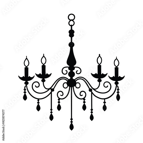 elegant chandelier ornate candelabra design baroque