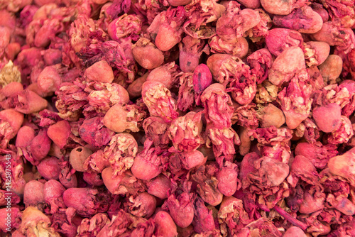 dry flowers in Marrakech Medina