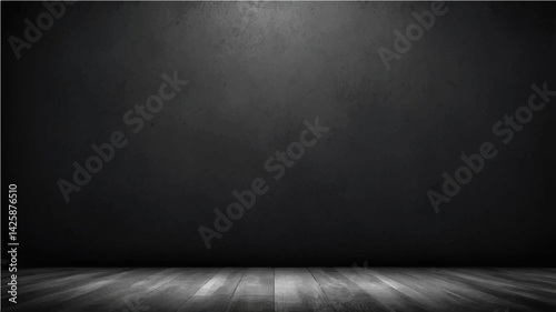 Dark gray grainy background, black white noise texture monochrome minimal grunge banner, header poster backdrop design
