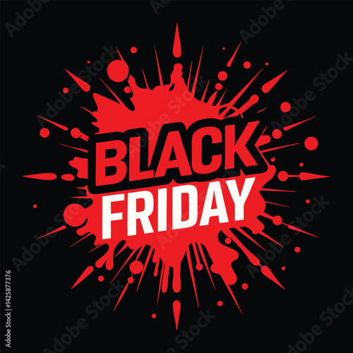 a striking black Friday.