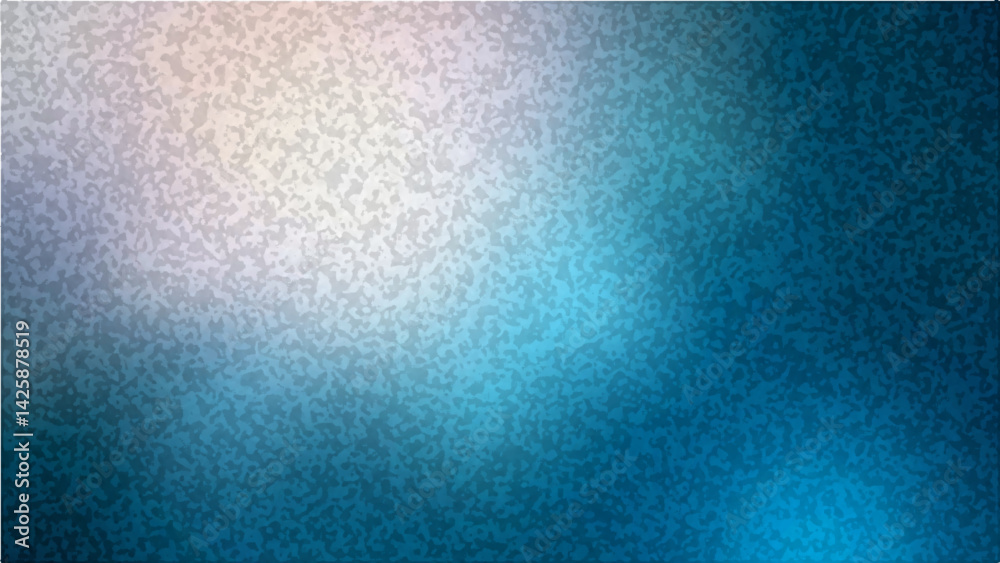 Obraz premium White teal blue black blurred abstract gradient on dark grainy background glowing light header poster banner backdrop