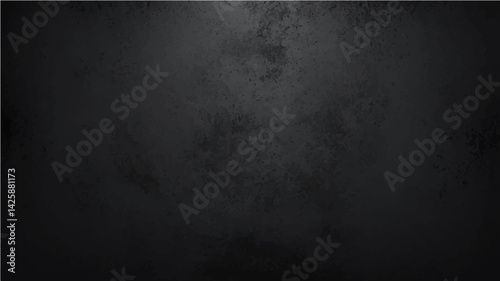 Dark gray grainy background, black white noise texture monochrome minimal grunge banner, header poster backdrop design