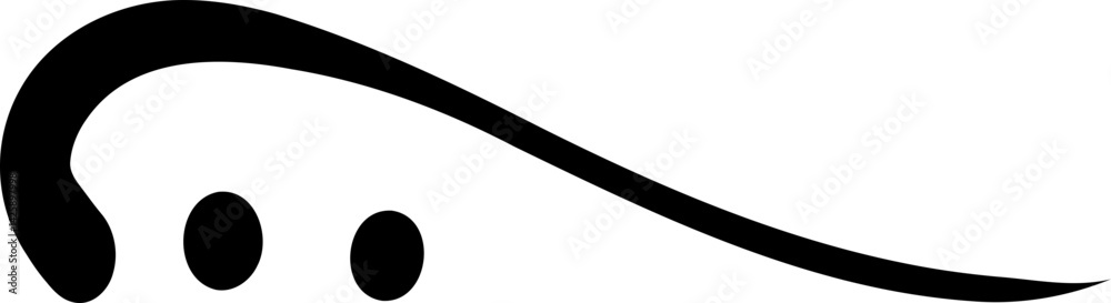 Elegant Double Curve Swirl Elegant Double Curve Swirl