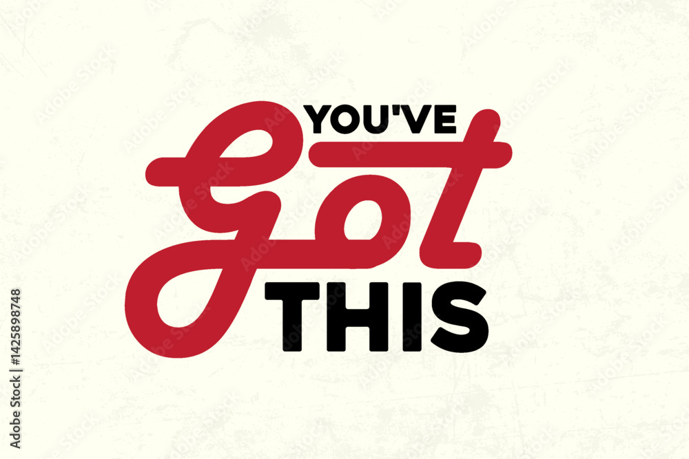 Fototapeta premium Aesthetic typography Motivational and Uplifting Quotes design graphic tee