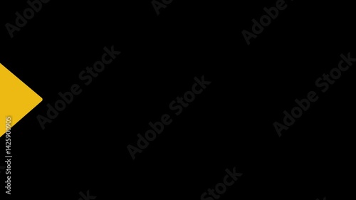 Abstract directional arrow motion animation. With smooth loop. Perfect for video editing, motion graphics, web and digital projects.