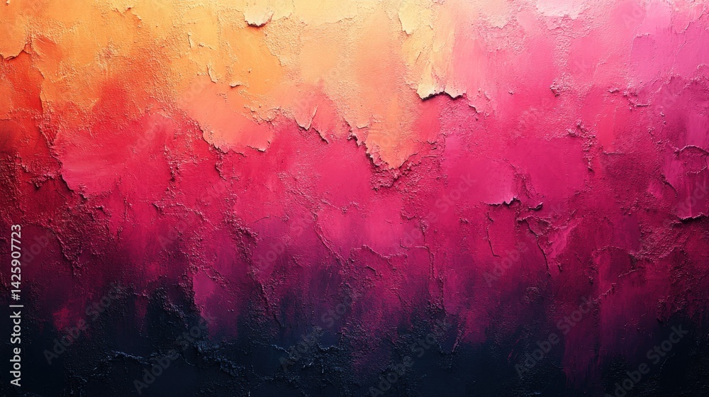 Abstract Impressionistic Texture Blending Warm Colors with Rough Surface Abstract Impressionistic Texture Blending Warm Colors with Rough Surface