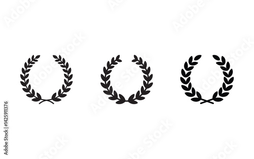 laurel wreath vector illustration